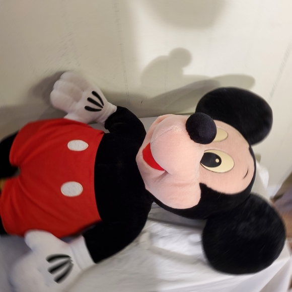 Huge Vintage Disney Classic Mickey Mouse Plush Toy Stuffed Animal 32" - Picture 6 of 7